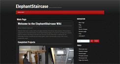 Desktop Screenshot of elephantstaircase.com